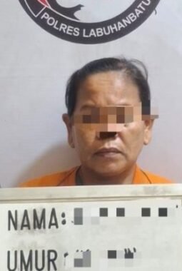 Satnarkoba Polres Labuhan Batu Tangkap Tersangka Seorang Wanita Pengedar Sabu