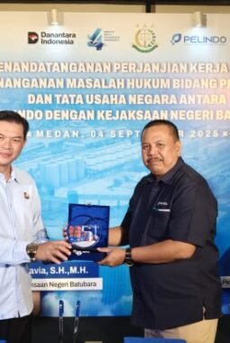 Pelindo Dan Kejaksaan Negeri Batubara Tandatangani Kerja Sama Penanganan Hukum Perdata Dan Tata Usaha Negara
