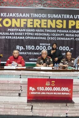 Penjualan Aset PTPN I Regional I, Penyidik Kejati Sumut Amankan Uang 150 Miliar Rupiah Dari PT.Deli Megapolitan Kota Residence