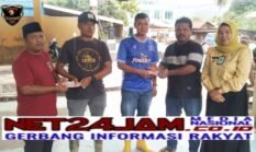 Ketua APDESI Kecamatan Serahkan Donasi Untuk Korban Bencana Banjir Di Desa Goti Dan Manegen